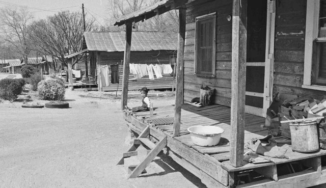 Young boy in Pembroke, North Carolina