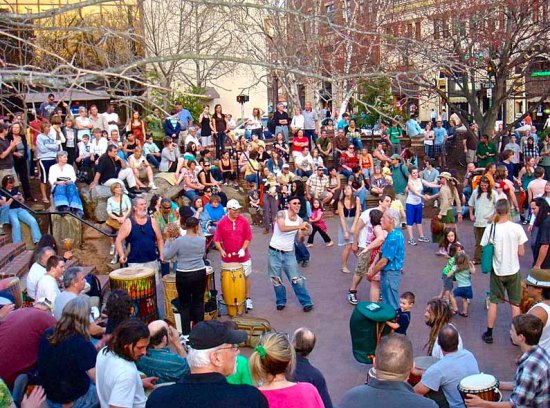 Pritchard Park, Asheville, N.S. in the new millennium