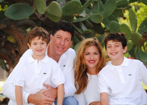 The Grana family: Trevor, Tony, Tiffany, and Trent