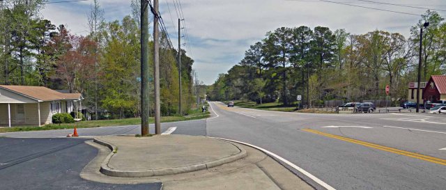 The crash site in April of 2014.