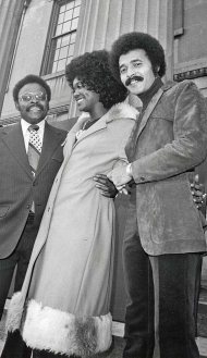 Annette with Tony Drake (rt.)